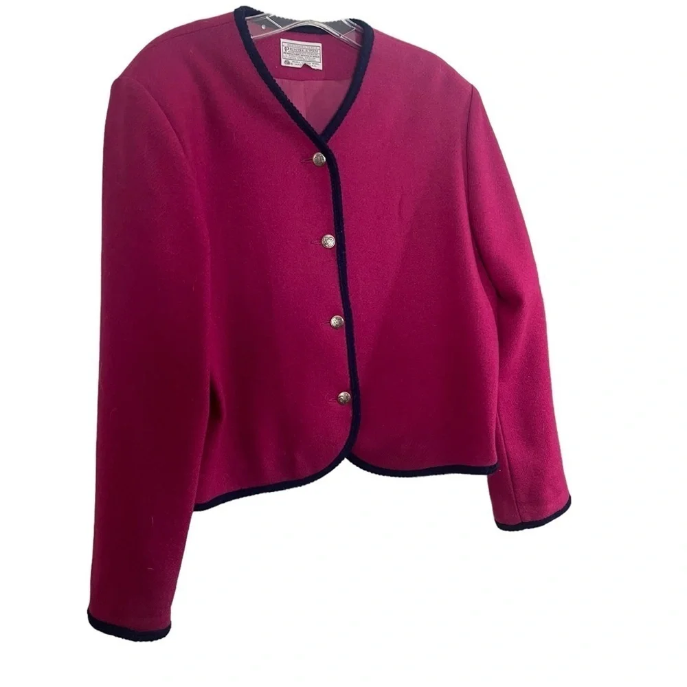 Vintage Pendleton 100% Virgin Wool Blazer. Size 14 GUC - Picture 3 of 9